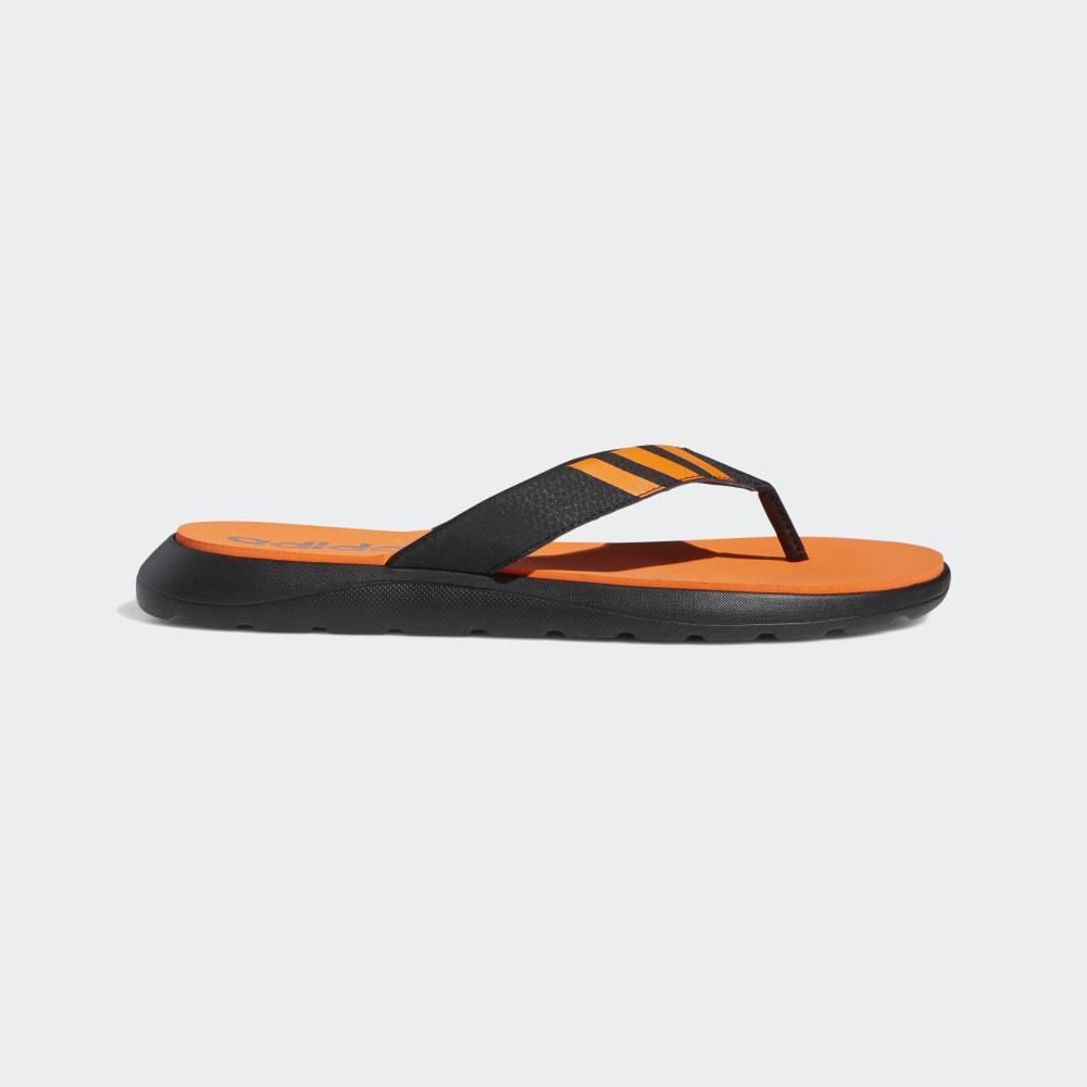 Slapi Adidas Comfort Barbati Romania - Negrii/Portocalii EG2066